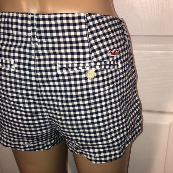Hollister Blue/White Shorts 7/28 - Picture 5 of 7